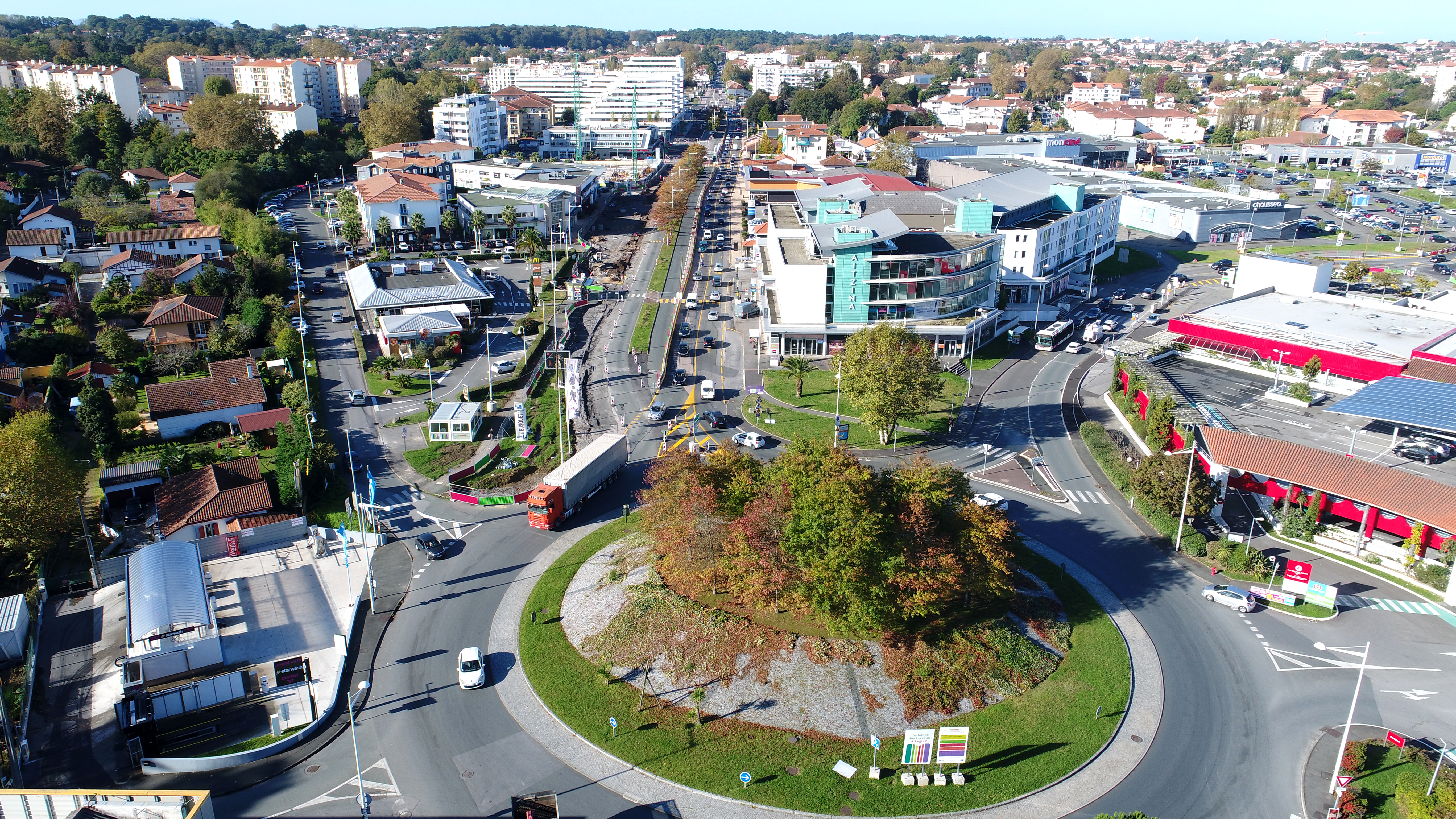 Zone du Cadran/ Avenue de Bayonne octobre 2017 à Anglet