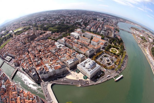 Vue Aérienne de Bayonne / Adour et Nice