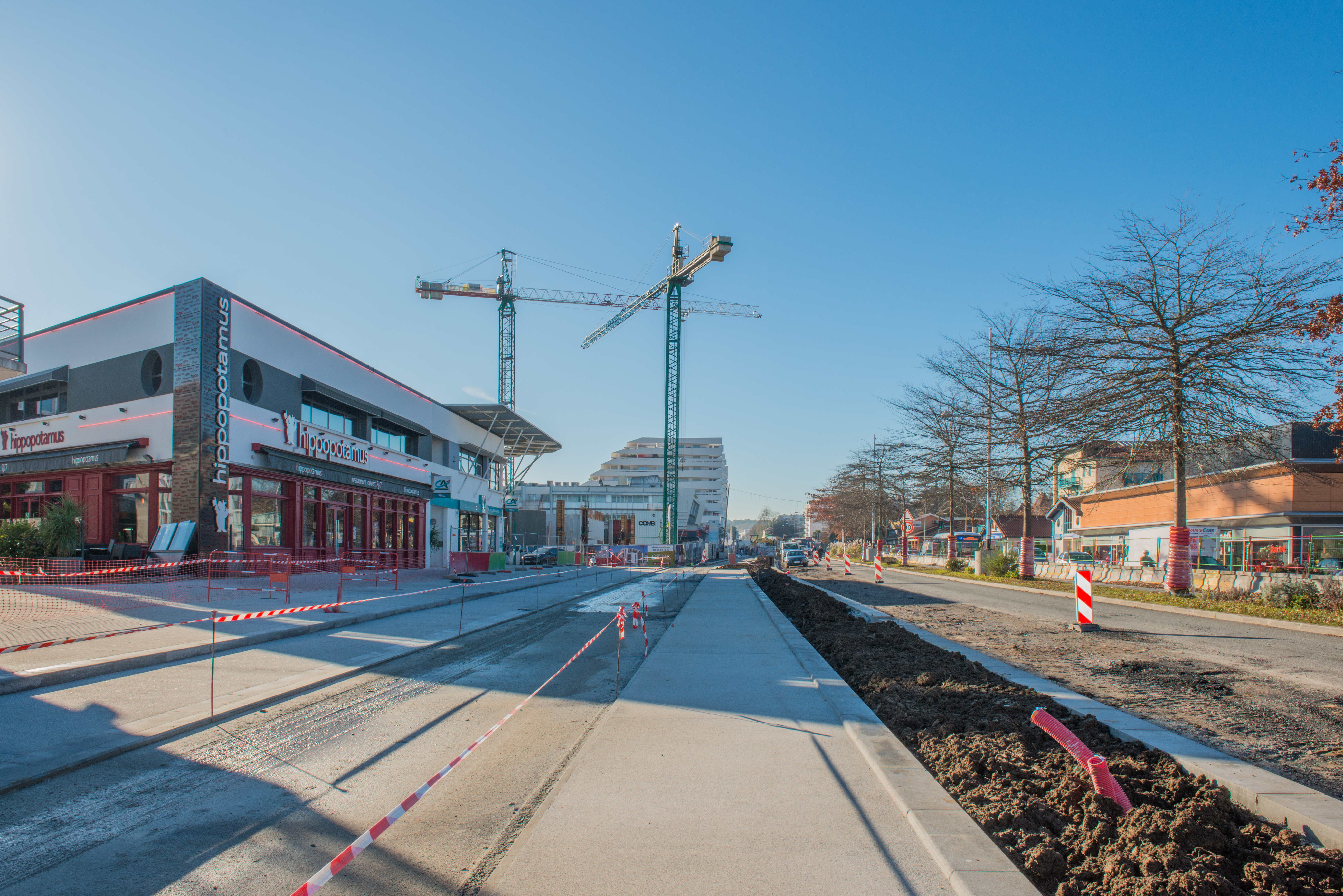 Les travaux à Anglet / ©L.Tomassi