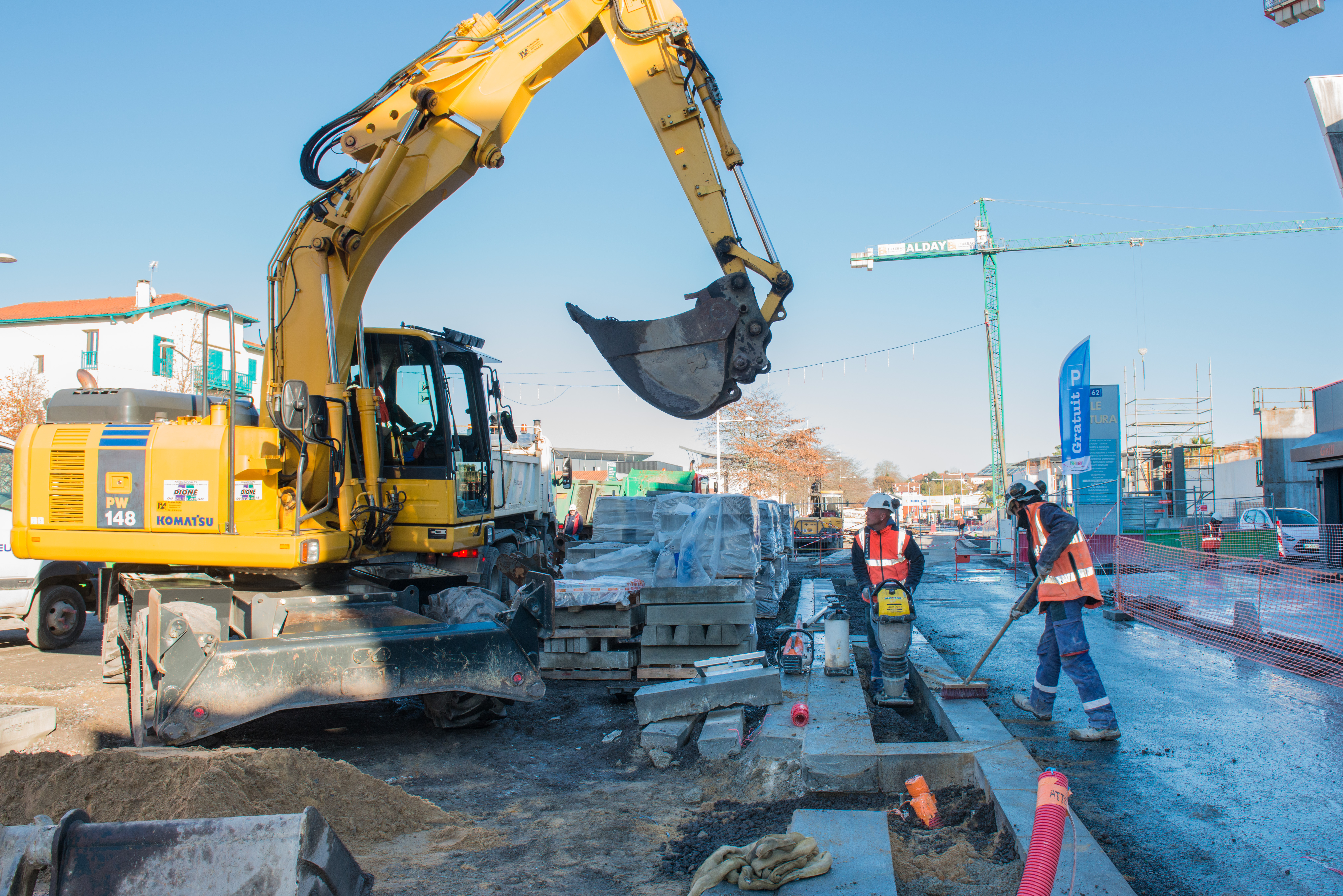 Les travaux à Anglet / ©L.Tomassi