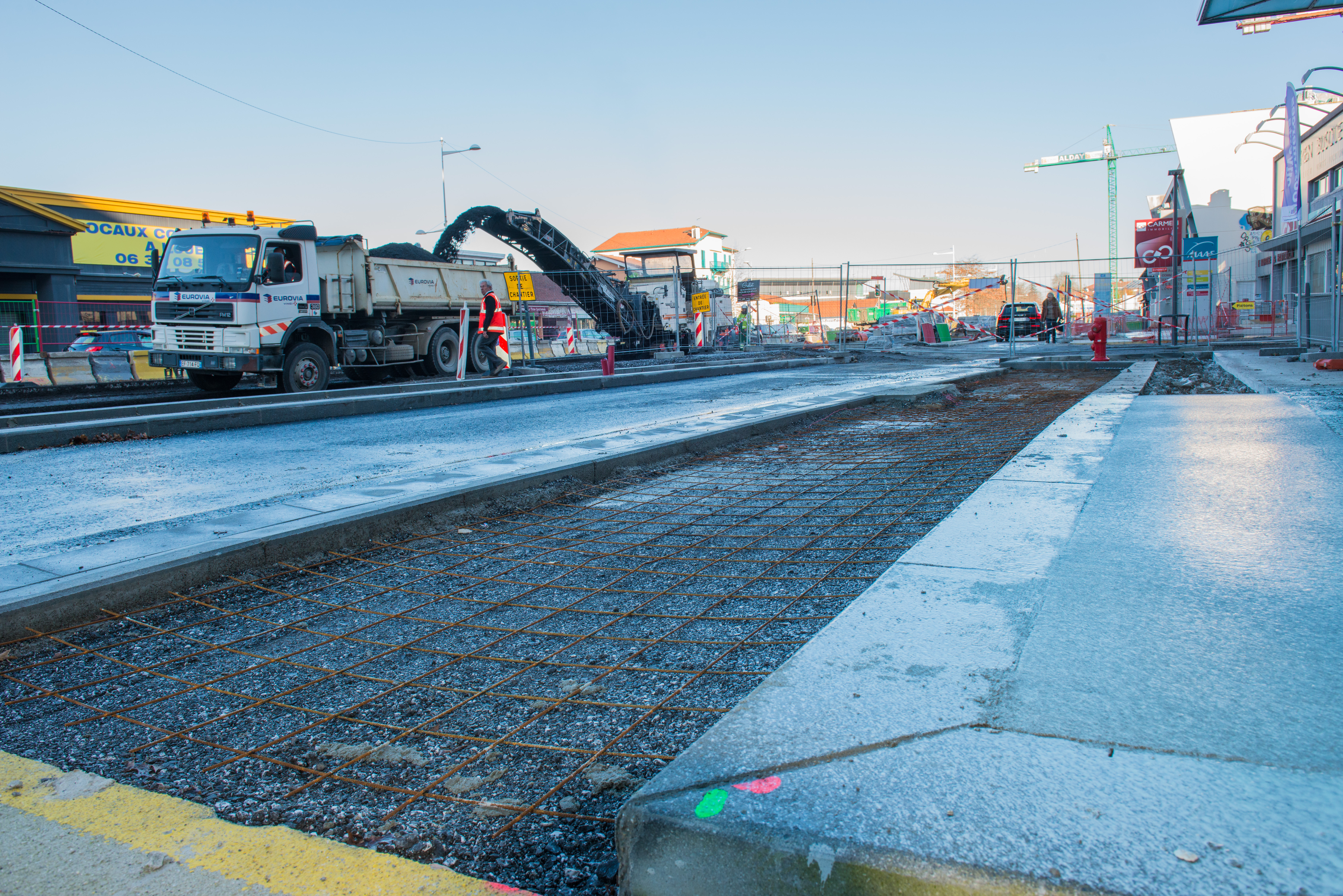 Les travaux à Anglet / ©L.Tomassi