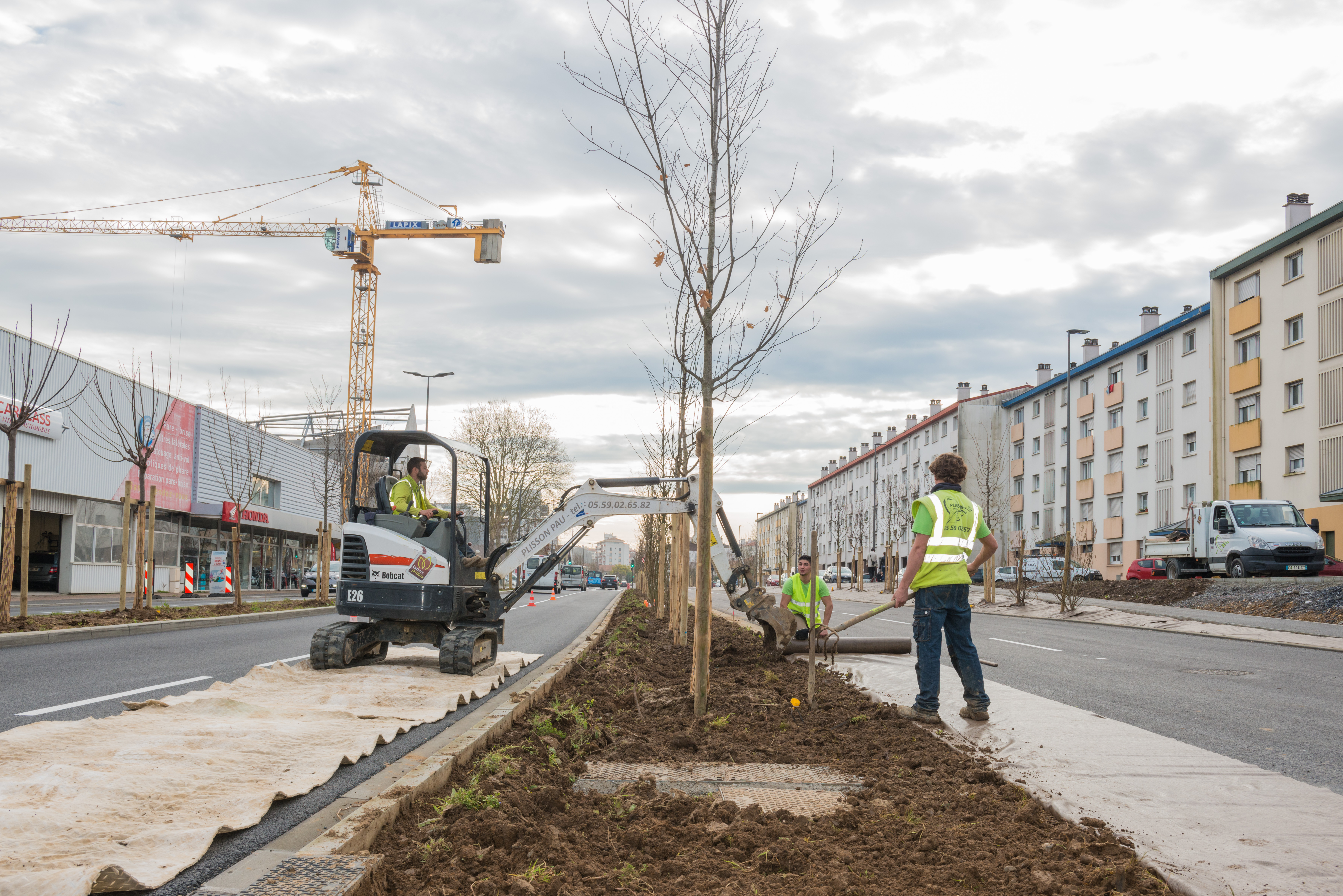 Les travaux à Bayonne / ©L.Tomassi