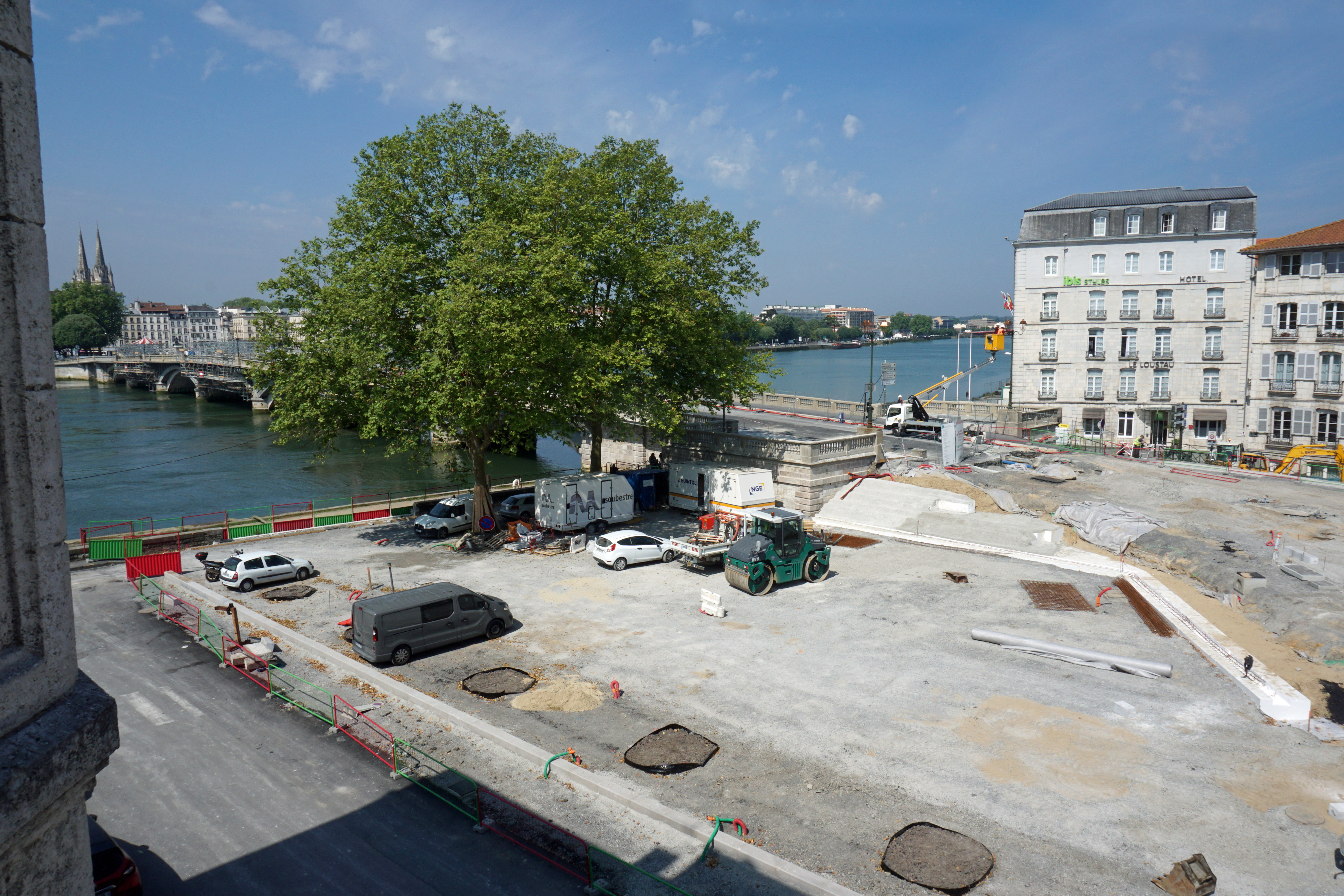 Les travaux à Bayonne / ©Balloïde