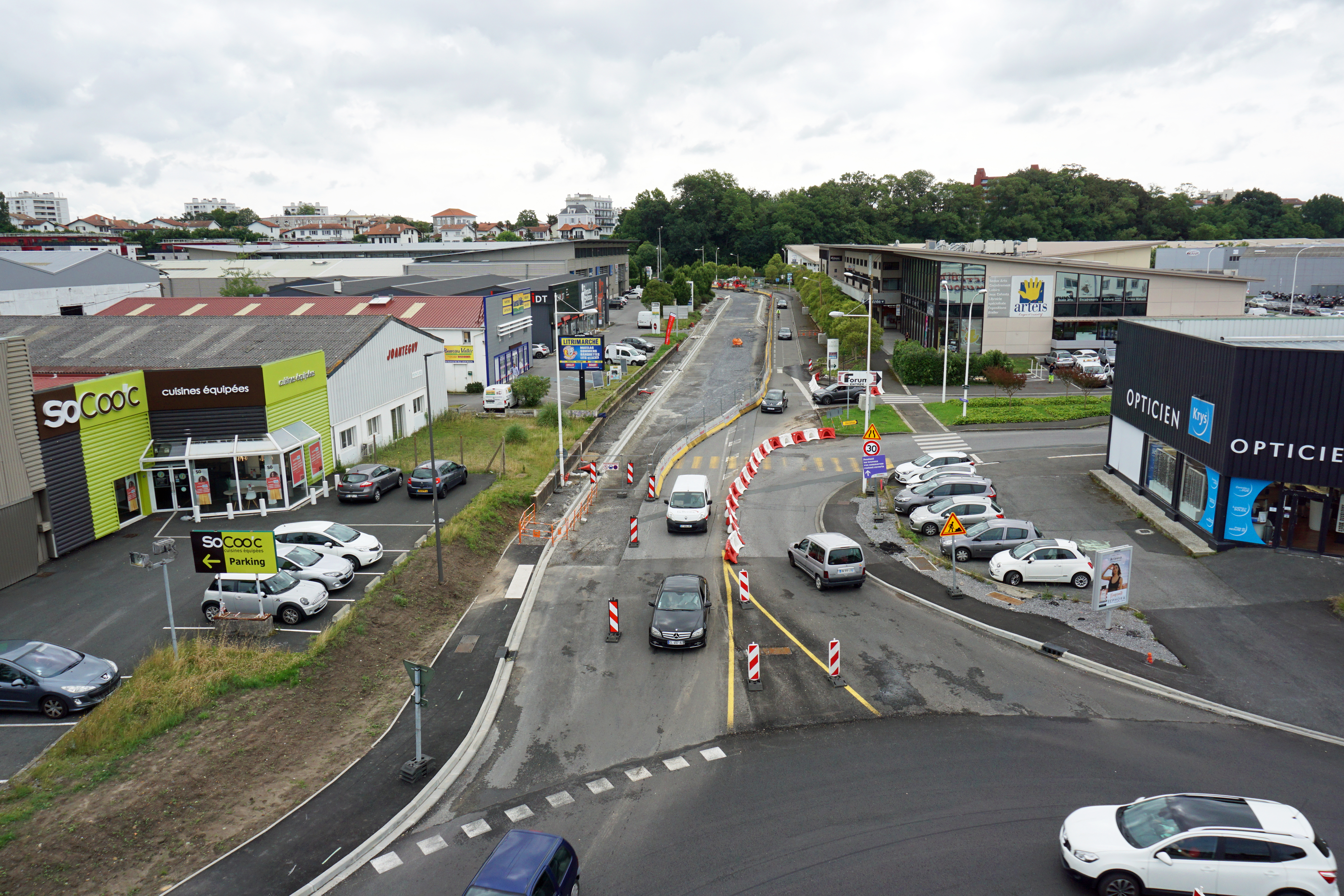 Les travaux à Bayonne / ©Balloïde