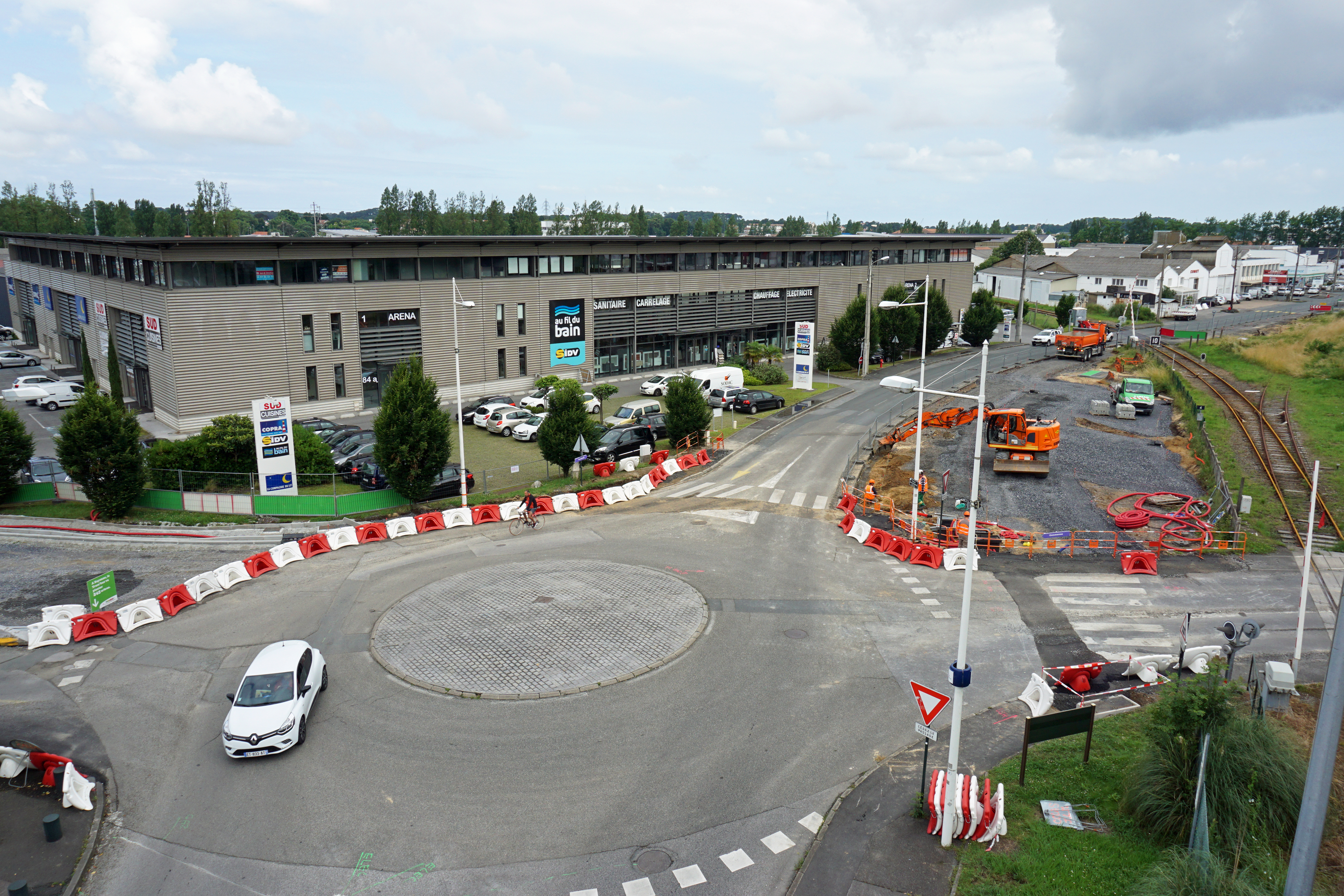 Les travaux à Bayonne / ©Balloïde