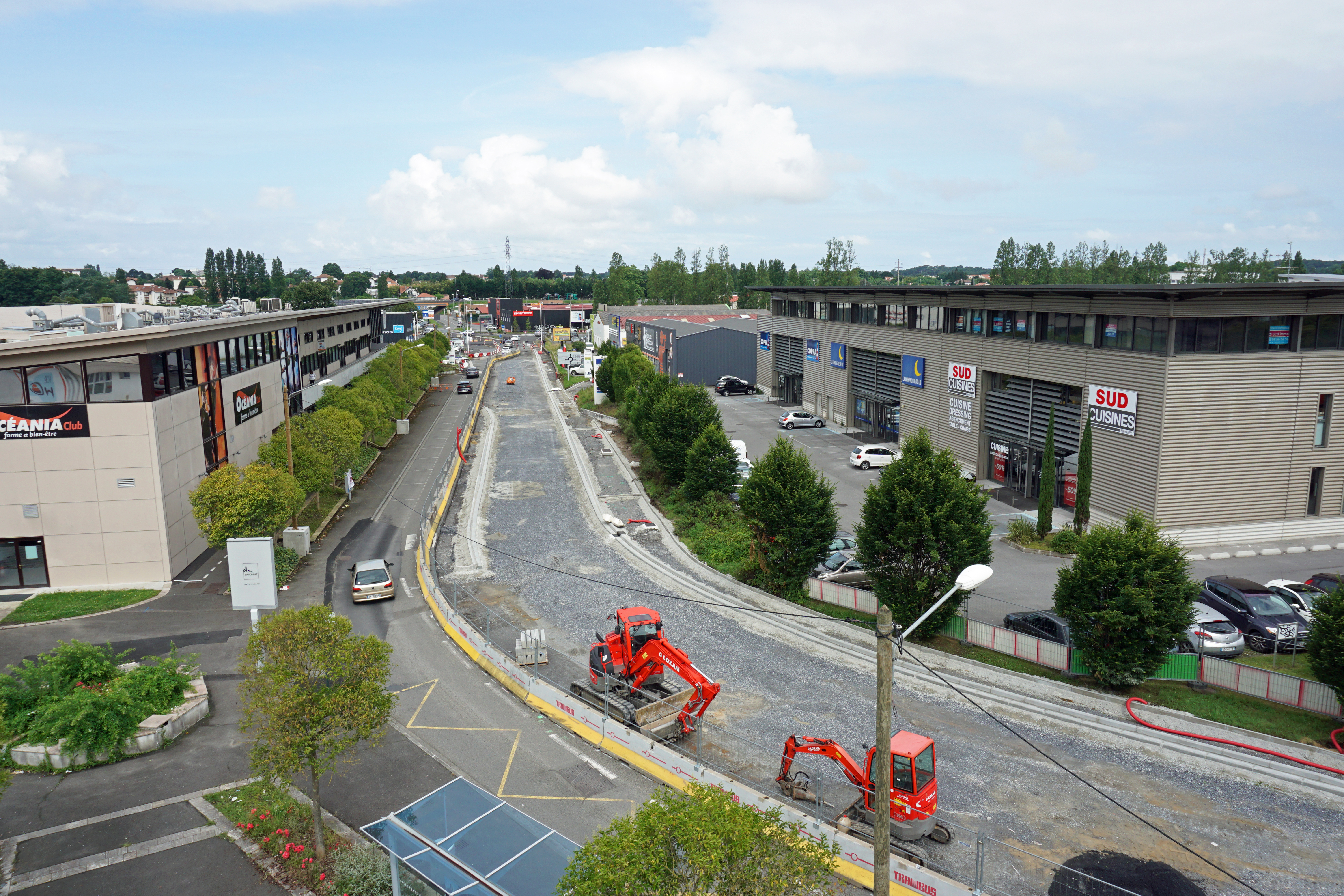 Les travaux à Bayonne / ©Balloïde